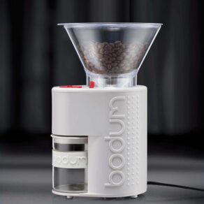 Electric White Coffee Bodum Bistro Conical Burr Grinder